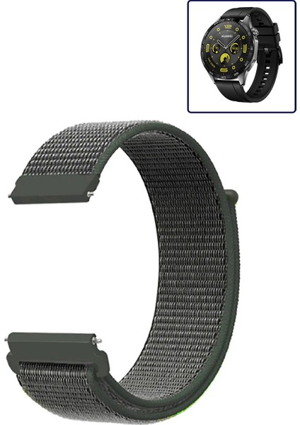 Huawei Watch Gt4 46MM Uyumlu Kordon Kumaş Desenli Cırt Cırtlı Spor Kayış fiyatları