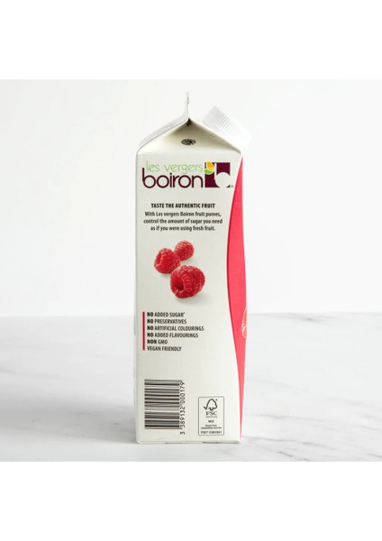 Frambuaz Püresi, Şeker Ilavesiz, Gdo'suz, Koruyucusuz, Aroma Ilavesiz, Vegan, Içecekler ve Kokteyller Için, 1 Litre, 33,8 Fl Oz (1'li Paket) fiyatları