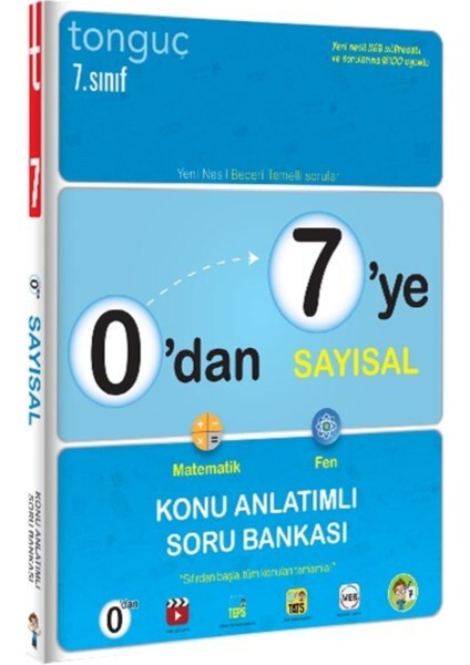 0'dan 7'ye Sayısal Konu Anlatımlı Soru Bankası.