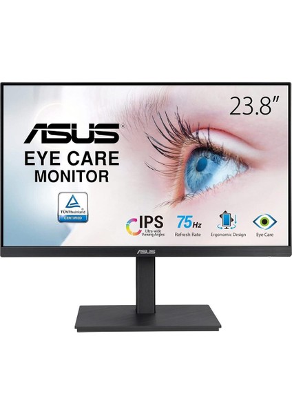 ASUS VA24EQSB 23 8 75HZ 5MS (DP HDMI VGA USB MM) Adaptive-Sync + FreeSync 1920x1080 IPS EYECARE Monitör