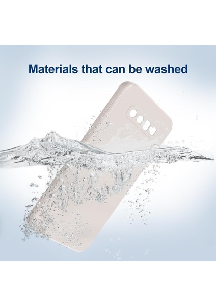 Samsung Galaxy S10 Plus Için Ince Yumuşak Likit Silikon Tampon Telefon Kılıfı - Beyaz (Yurt Dışından) indirimleri