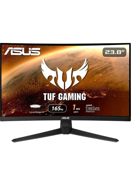 ASUS Tuf Gaming VG24VQ1B 23.8 inç 165Hz 1ms Full HD Adaptive Sync VA Gaming Monitör