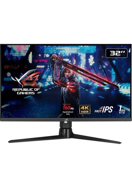 ROG STRIX XG32UQ 32 160HZ 1MS ( HDR, 4K DP HDMI USB VESA ) 3840x2160 GAMING (FAST IPS FREESYNC VE G-SYNC UYUMLU ) ELMB SYNC Monitör