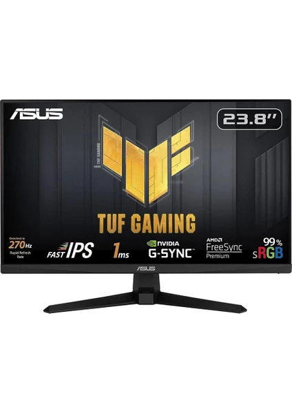 ASUS Tuf Gaming VG249QM1A 23.8 inç 270Hz 1ms Full HD G-Sync Uyumlu Fast IPS Gaming Monitör