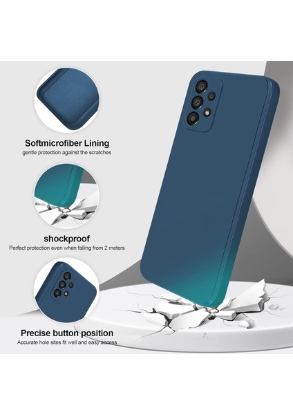 Samsung Galaxy A53 5g Için Ince Yumuşak Likit Silikon Tampon Telefon Kılıfı - Mavi (Yurt Dışından) fiyatları