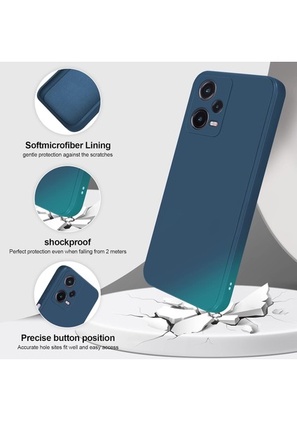 Xiaomi Redmi Note 12 Pro 5g Için Ince Yumuşak Likit Silikon Tampon Telefon Kılıfı - Mavi (Yurt Dışından) fiyatları