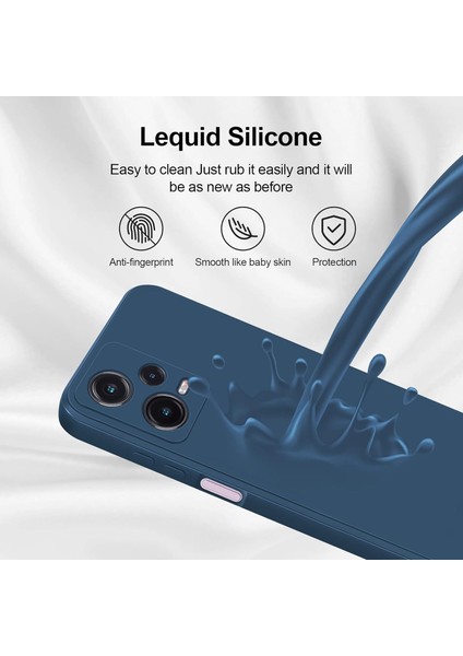 Xiaomi Redmi Note 12 Pro 5g Için Ince Yumuşak Likit Silikon Tampon Telefon Kılıfı - Mavi (Yurt Dışından) fırsatları
