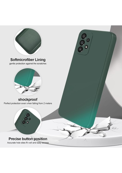 Samsung Galaxy A53 5g Için Ince Yumuşak Likit Silikon Tampon Telefon Kılıfı - Gece Yeşili (Yurt Dışından) fiyatları