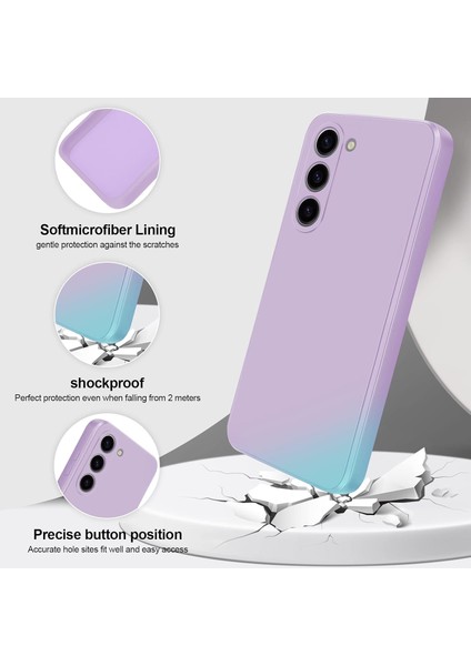 Samsung Galaxy S23 Için Ince Yumuşak Likit Silikon Tampon Telefon Kılıfı - Mor (Yurt Dışından) fiyatları