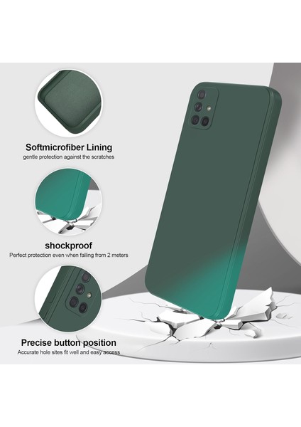 Samsung Galaxy A71 4g Için Ince Yumuşak Likit Silikon Tampon Telefon Kılıfı - Gece Yeşili (Yurt Dışından) fiyatları