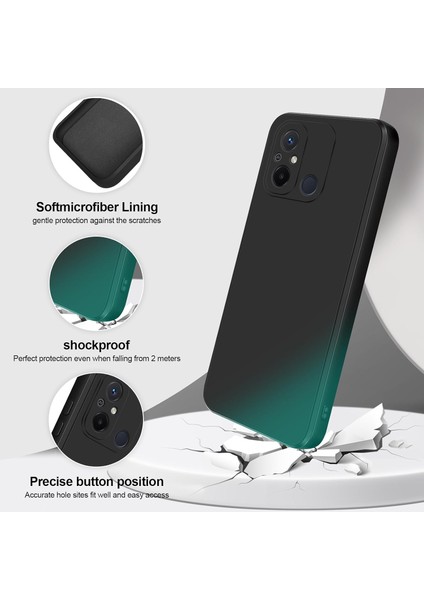 Xiaomi Redmi 12C Için Ince Yumuşak Likit Silikon Tampon Telefon Kılıfı - Siyah (Yurt Dışından) fiyatları