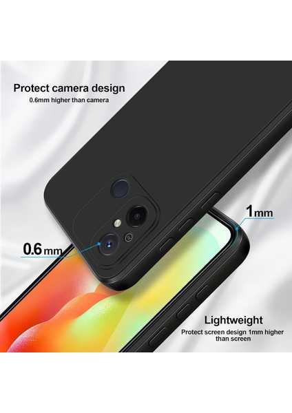 Xiaomi Redmi 12C Için Ince Yumuşak Likit Silikon Tampon Telefon Kılıfı - Siyah (Yurt Dışından) modelleri