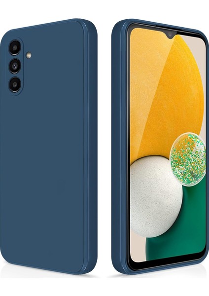 Samsung Galaxy A13 5g Için Ince Yumuşak Likit Silikon Tampon Telefon Kılıfı - Mavi (Yurt Dışından)