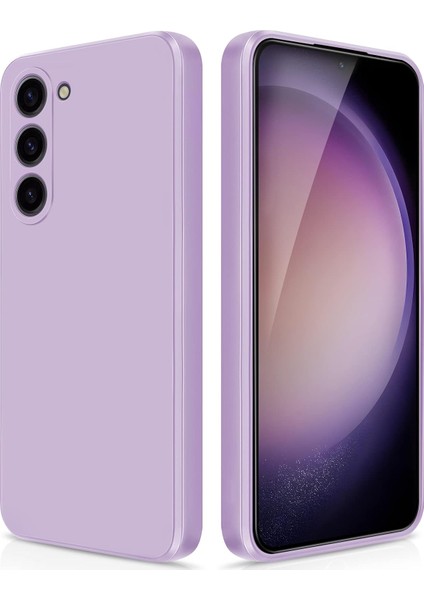 Samsung Galaxy S23+ / S23 Plus Için Ince Yumuşak Likit Silikon Tampon Telefon Kılıfı - Mor (Yurt Dışından)