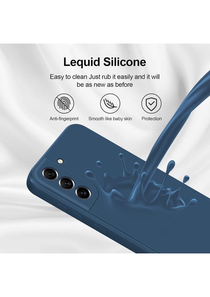Samsung Galaxy S21 Fe 5g Için Ince Yumuşak Likit Silikon Tampon Telefon Kılıfı - Mavi (Yurt Dışından) fırsatları