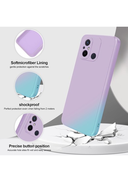 Xiaomi Redmi 12C Için Ince Yumuşak Likit Silikon Tampon Telefon Kılıfı - Mor (Yurt Dışından) fiyatları