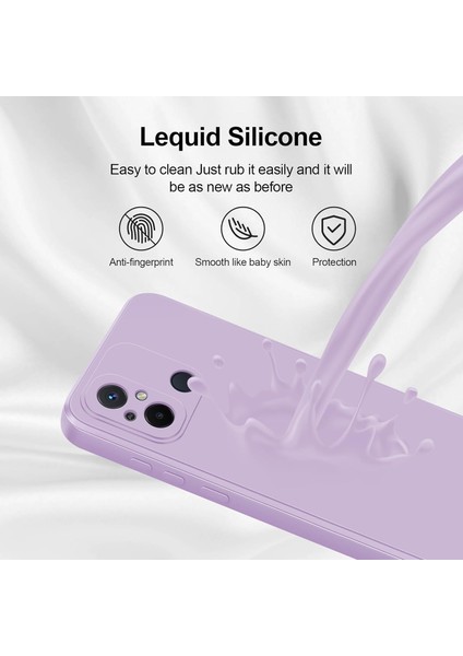 Xiaomi Redmi 12C Için Ince Yumuşak Likit Silikon Tampon Telefon Kılıfı - Mor (Yurt Dışından) fırsatları
