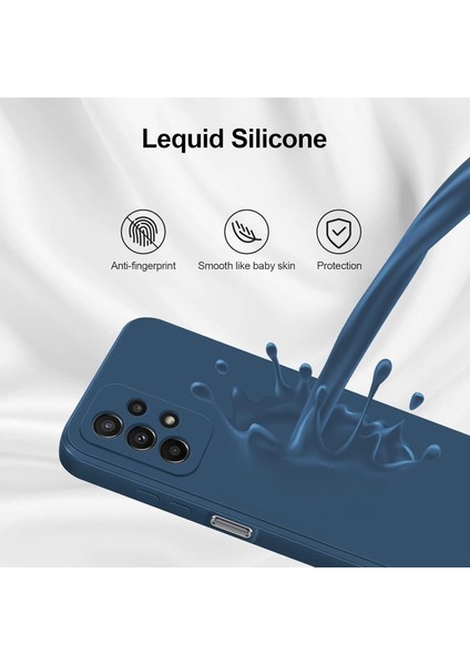 Samsung Galaxy A23 5g/4g Için Ince Yumuşak Likit Silikon Tampon Telefon Kılıfı - Mavi (Yurt Dışından) fırsatları
