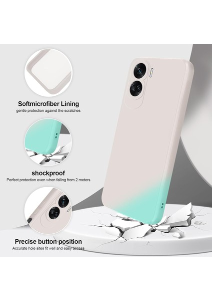 Honor 90 Lite Için Ince Yumuşak Likit Silikon Tampon Telefon Kılıfı - Beyaz (Yurt Dışından) fiyatları