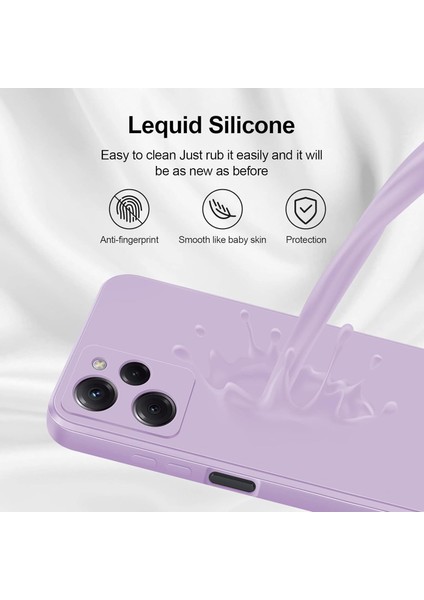 Xiaomi Poco X5 Pro Için Ince Yumuşak Likit Silikon Tampon Telefon Kılıfı - Mor (Yurt Dışından) fırsatları