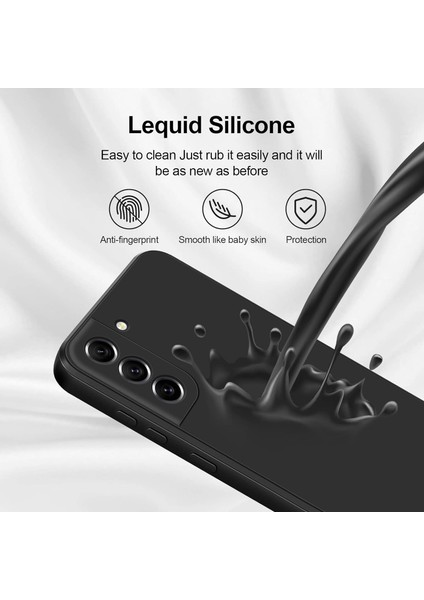 Samsung Galaxy S21 Fe 5g Için Ince Yumuşak Likit Silikon Tampon Telefon Kılıfı - Siyah (Yurt Dışından) fırsatları