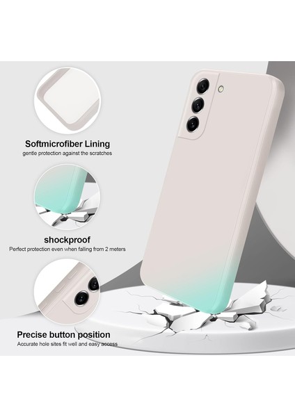 Samsung Galaxy S21 Fe 5g Için Ince Yumuşak Likit Silikon Tampon Telefon Kılıfı - Beyaz (Yurt Dışından) fiyatları