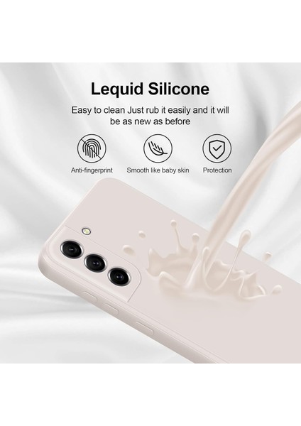 Samsung Galaxy S21 Fe 5g Için Ince Yumuşak Likit Silikon Tampon Telefon Kılıfı - Beyaz (Yurt Dışından) fırsatları