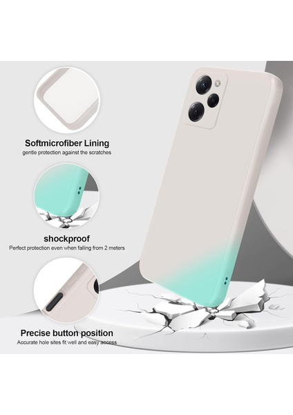Xiaomi Poco X5 Pro Için Ince Yumuşak Likit Silikon Tampon Telefon Kılıfı - Beyaz (Yurt Dışından) fiyatları