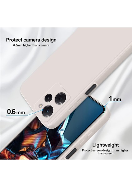 Xiaomi Poco X5 Pro Için Ince Yumuşak Likit Silikon Tampon Telefon Kılıfı - Beyaz (Yurt Dışından) modelleri