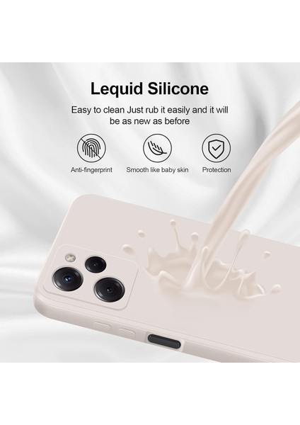 Xiaomi Poco X5 Pro Için Ince Yumuşak Likit Silikon Tampon Telefon Kılıfı - Beyaz (Yurt Dışından) fırsatları