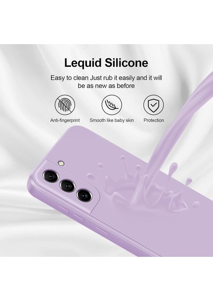 Samsung Galaxy S21 Fe 5g Için Ince Yumuşak Likit Silikon Tampon Telefon Kılıfı - Mor (Yurt Dışından) fırsatları