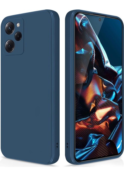 Xiaomi Poco X5 Pro Için Ince Yumuşak Likit Silikon Tampon Telefon Kılıfı - Mavi (Yurt Dışından)
