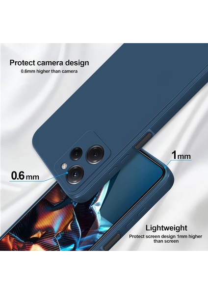 Xiaomi Poco X5 Pro Için Ince Yumuşak Likit Silikon Tampon Telefon Kılıfı - Mavi (Yurt Dışından) modelleri