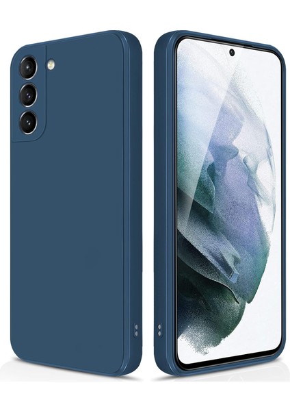 Samsung Galaxy S21 5g Için Ince Yumuşak Likit Silikon Tampon Telefon Kılıfı - Mavi (Yurt Dışından)