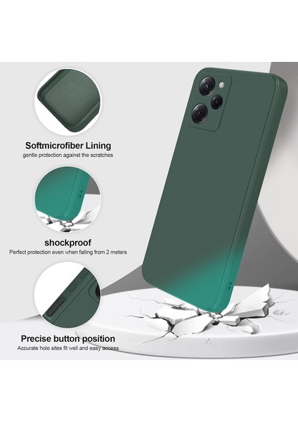 Xiaomi Poco X5 Pro Için Ince Yumuşak Likit Silikon Tampon Telefon Kılıfı - Gece Yeşili (Yurt Dışından) fiyatları