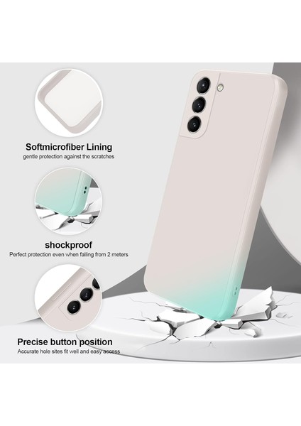 Samsung Galaxy S21 5g Için Ince Yumuşak Likit Silikon Tampon Telefon Kılıfı - Beyaz (Yurt Dışından) fiyatları