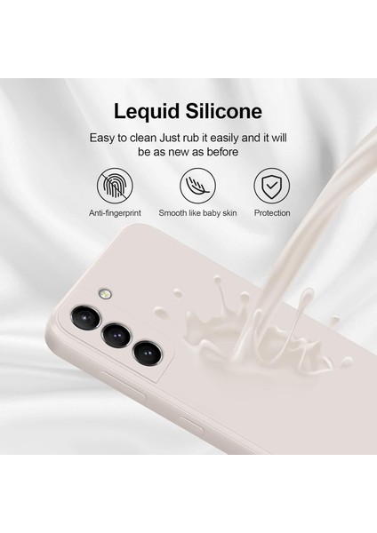 Samsung Galaxy S21 5g Için Ince Yumuşak Likit Silikon Tampon Telefon Kılıfı - Beyaz (Yurt Dışından) fırsatları