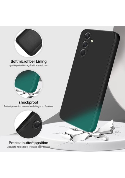 Samsung Galaxy A54 Için Ince Yumuşak Likit Silikon Tampon Telefon Kılıfı - Siyah (Yurt Dışından) fiyatları