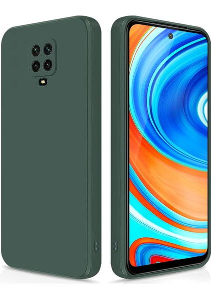 Xiaomi Redmi Note 9 Pro /note 9 Pro Max /note 9s Için Ince Yumuşak Likit Silikon Tampon Telefon Kılıfı - Gece Yeşili (Yurt Dışından)