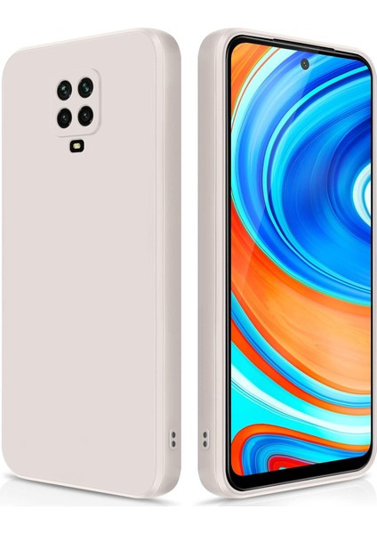 Xiaomi Redmi Note 9 Pro /note 9 Pro Max /note 9s Için Ince Yumuşak Likit Silikon Tampon Telefon Kılıfı - Beyaz (Yurt Dışından)