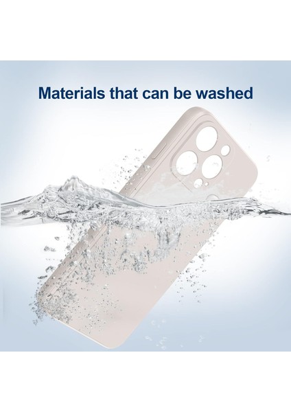 iPhone 14 Pro Max Için Ince Yumuşak Likit Silikon Tampon Telefon Kılıfı - Beyaz (Yurt Dışından) fiyatları