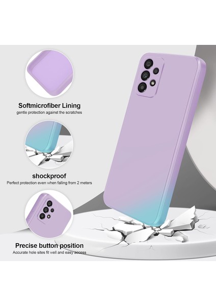 Samsung Galaxy A33 5g Için Ince Yumuşak Likit Silikon Tampon Telefon Kılıfı - Mor (Yurt Dışından) fiyatları