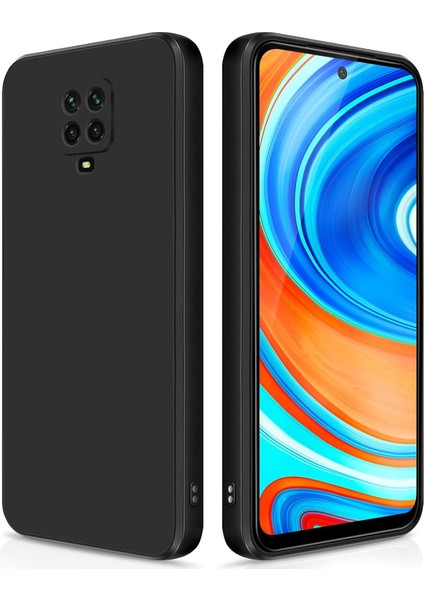 Xiaomi Redmi Note 9 Pro /note 9 Pro Max /note 9s Için Ince Yumuşak Likit Silikon Tampon Telefon Kılıfı - Siyah (Yurt Dışından)