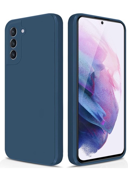 Samsung Galaxy S21+ / S21 Plus 5g Için Ince Yumuşak Likit Silikon Tampon Telefon Kılıfı - Mavi (Yurt Dışından)