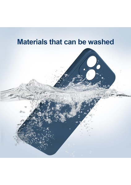 iPhone 14 Plus Için Ince Yumuşak Likit Silikon Tampon Telefon Kılıfı - Mavi (Yurt Dışından) fiyatları