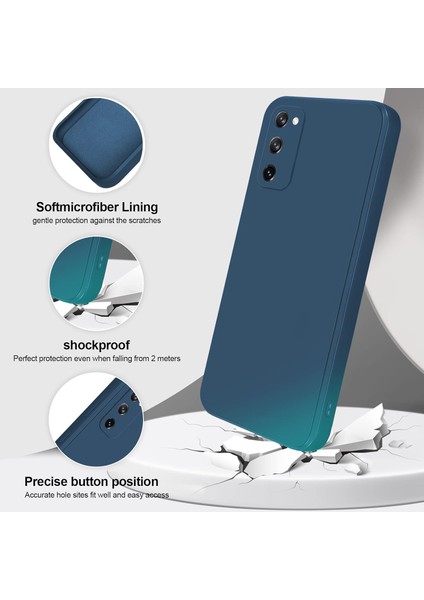 Samsung Galaxy S20 Fe Için Ince Yumuşak Likit Silikon Tampon Telefon Kılıfı - Mavi (Yurt Dışından) fiyatları
