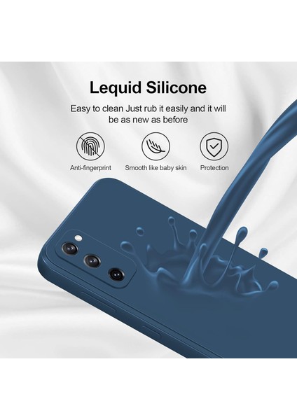 Samsung Galaxy S20 Fe Için Ince Yumuşak Likit Silikon Tampon Telefon Kılıfı - Mavi (Yurt Dışından) fırsatları