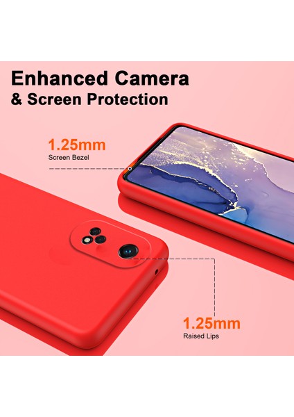 Oppo Reno8 T 4g Için Ince Likit Silikon Yumuşak Telefon Kılıfı - Mor (Yurt Dışından)