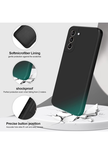 Samsung Galaxy S21+ / S21 Plus 5g Için Ince Yumuşak Likit Silikon Tampon Telefon Kılıfı - Siyah (Yurt Dışından) fiyatları