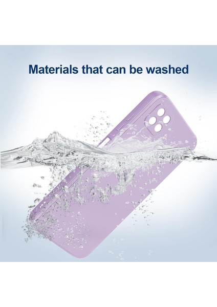 Samsung Galaxy A22 5g Için Ince Yumuşak Likit Silikon Tampon Telefon Kılıfı - Mor (Yurt Dışından) indirimleri